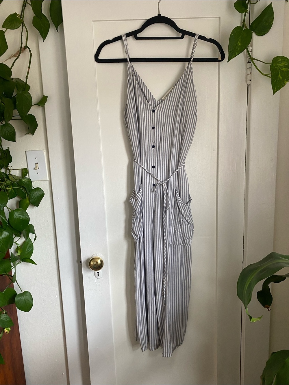 Pinstripe romper